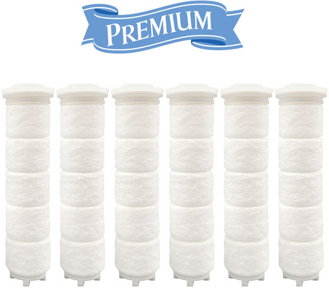 아토젯 신제품 프리미엄 주방용 녹물제거 핸디타입 바디필터1팩(6개입), 6개