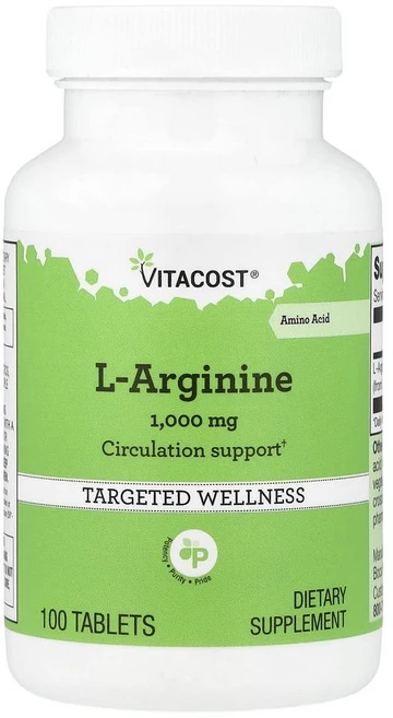 비타코스트 L-아르기닌 1 000mg Vitacost L-Arginine 1 000 mg 100정, 1개 - 쿠팡