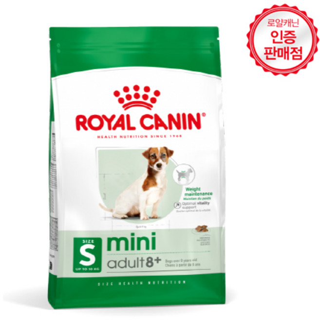 로얄캐닌 시니어 곡물 미니 인도어 반려견 사료, 1.5kg, 2개