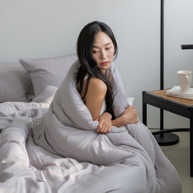 포그니 텐셀 모달 100% 부드러운 호텔 침구 사계절 차렵 이불 세트