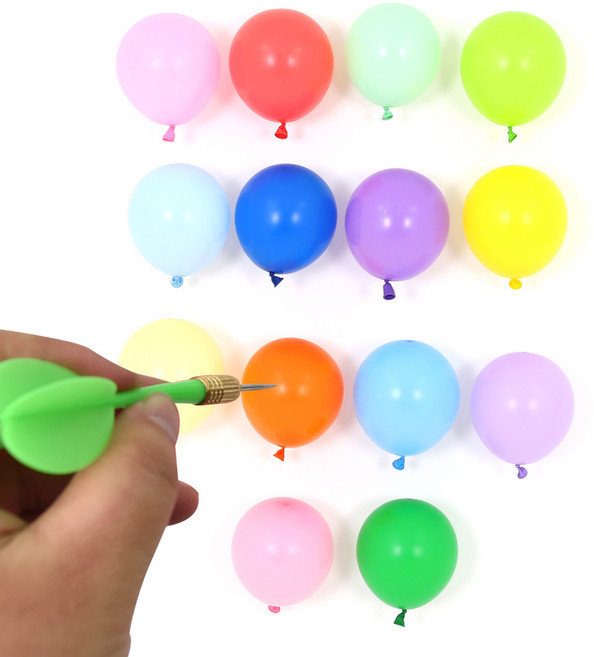 다트용풍선13cm혼합(500입) 대학축제 운동회 터트리기, 다트용풍선13cm혼합(500입) 대학축제 운동회 터트리, 단품, 단품