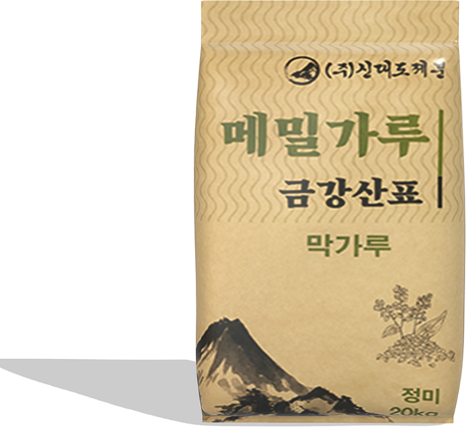 신대도제분 메밀가루(막국수가루) 20kg 막국수 제면 부침용 혼합가루, 1개