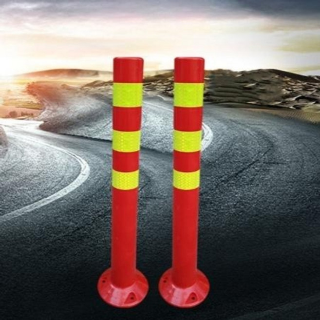 시선유도봉 차선규제봉 주차장 격리 주차금지 코너 충동방지 기둥 차단봉 75cm, 45CM고무기둥, 1개