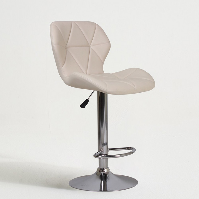 발걸이형 홈바의자 높은의자 아일랜드 식탁의자 바텐의자, 화이트, 1개