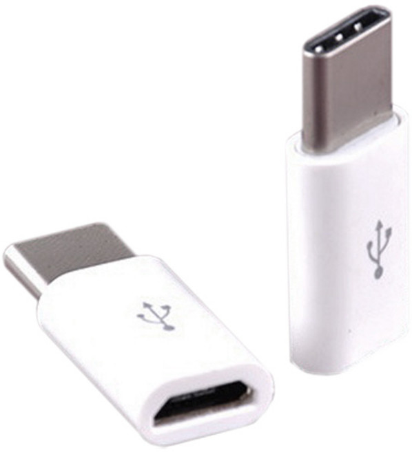 KH USB C타입 변환젠더 마이크로5핀 삼성호환 휴대폰젠더, 블랙, 1개