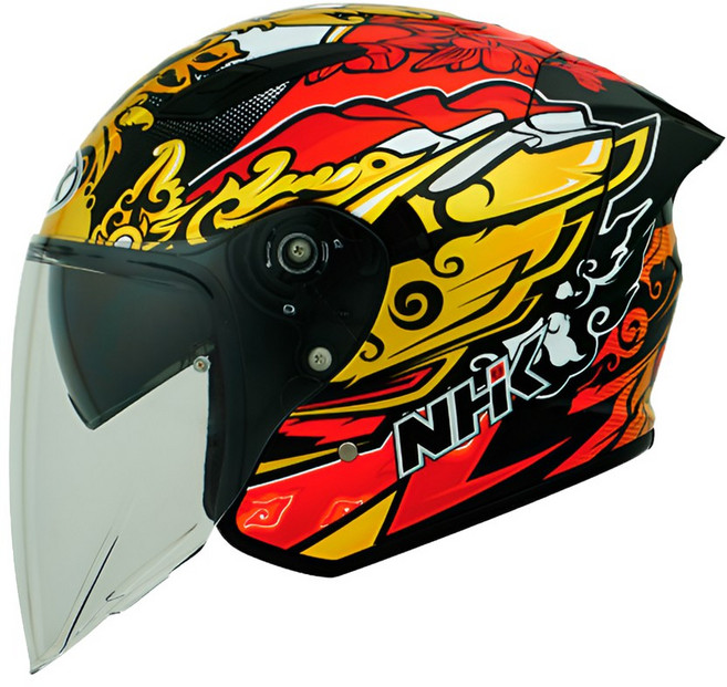 프로라이더스 NHK S1 GP PRO 이반 오르톨라#6 유광 글로시 듀얼바이저 오토바이 그래픽 헬멧 오픈페이스, 이반 #6 XL사이즈