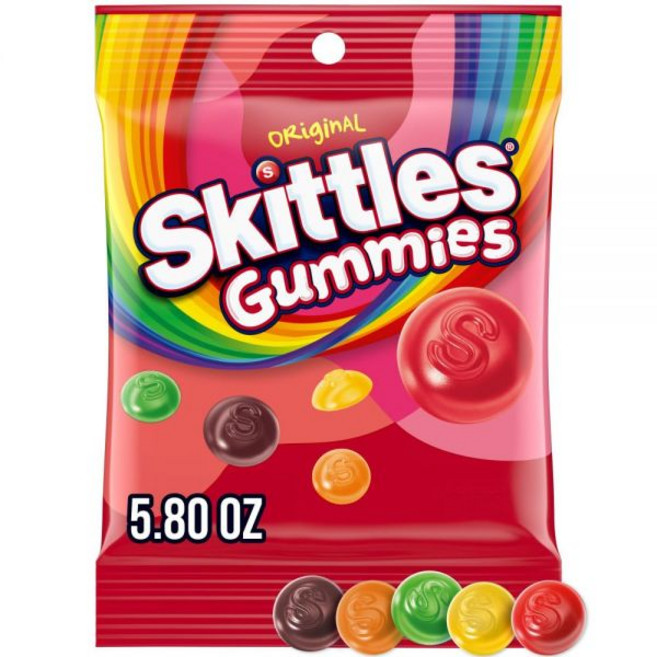 SKittles 사워 구미 츄이 캔디 구색 5.8온스(12팩)