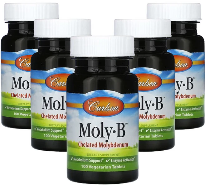 칼슨 Moly-B 100베지정제, 5팩, 100정 - 쿠팡