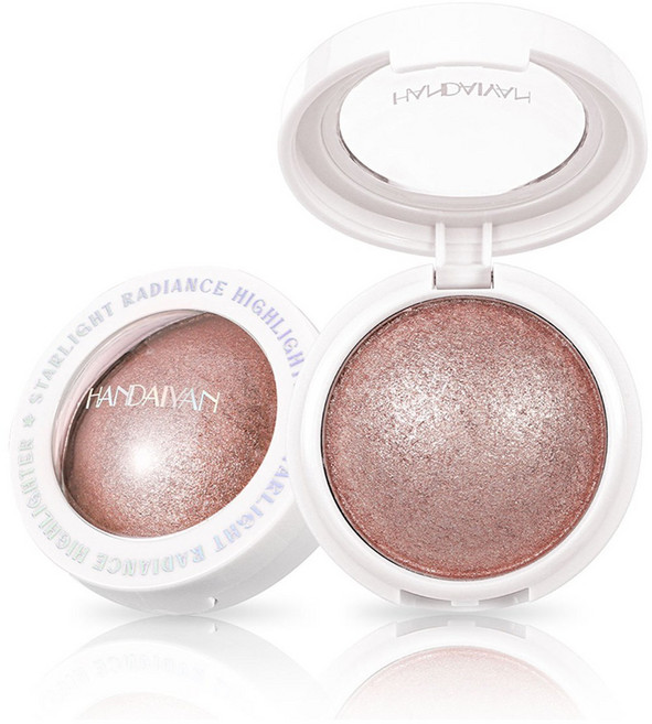 머랭 텍스처 하이라이터 밀착 광채 빔 하이라이터, 2개, 04 샴페인