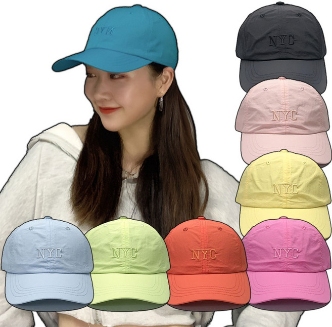 빈티크 NYC 워터파크 물놀이 방수 모자 대두 볼캡 러닝 달리기