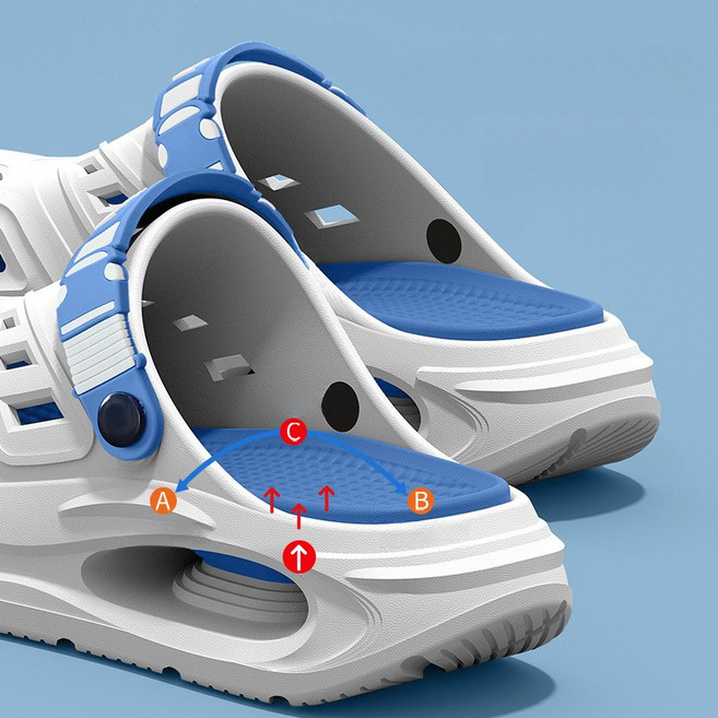 남성 발바닥 아치서포트 아쿠아샌들 무리가 가지않는 미끄럼방지 EVA 캐주얼 슬리퍼 착화감 사무실 실내화 Y6626