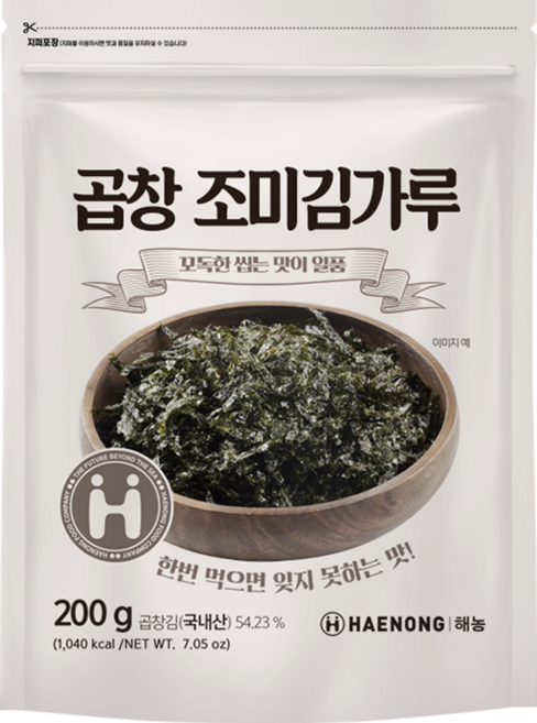 해농 곱창김 김가루, 200g, 1개