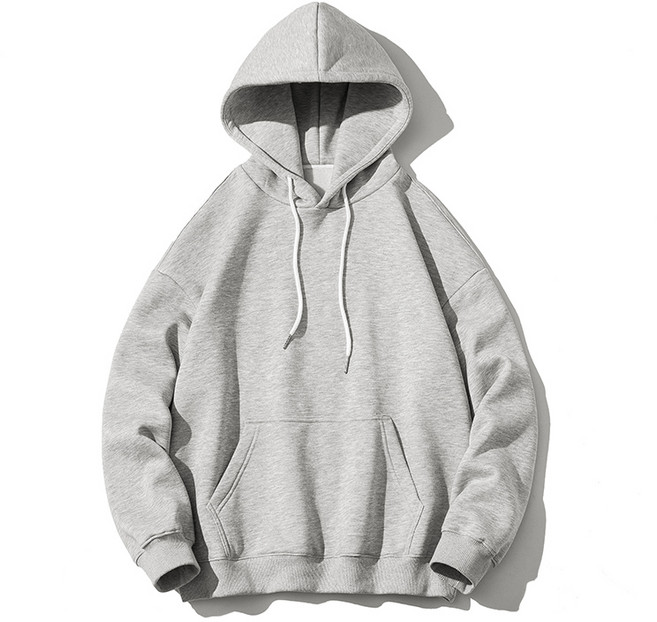 에쉬울프 소프트 특양면 베이직 무지 후드티