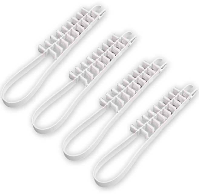 세탁기 틈새 청소솔 브러쉬, 8개, 화이트