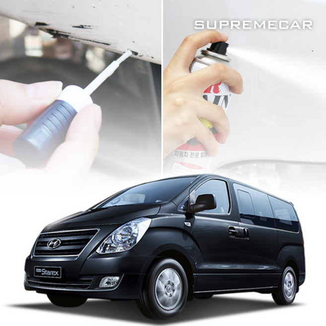 그랜드스타렉스 카페인트 현대 자동차 셀프 도색 차량용, 1개, 2_그랜드스타렉스_스프레이-(NAA) 123 세라믹화이트