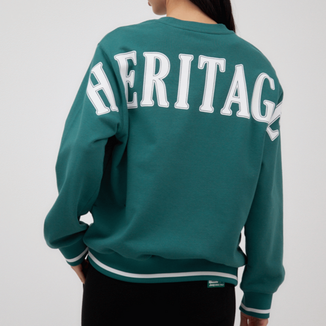 Jeep 오버핏 헤리티지 백프린트 맨투맨 남녀공용