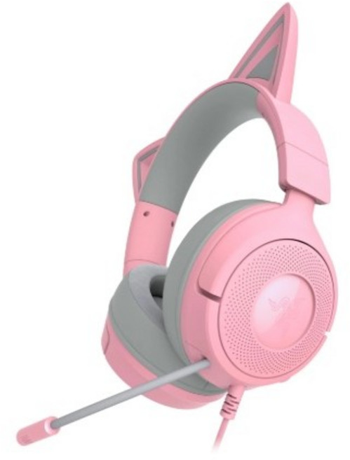 레이저 Kraken Kitty V3 X 유선 헤드셋, RZ04-05350100-R3M1, Quartz