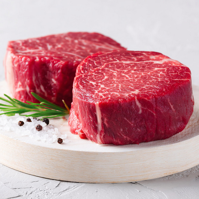 1++ 한우 안심 마블링 스테이크컷 150g, 1개