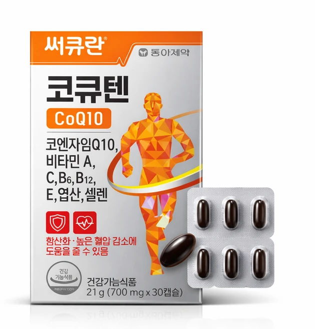 동아제약 써큐란 코큐텐 30캡슐, 30정, 3개 - 쿠팡