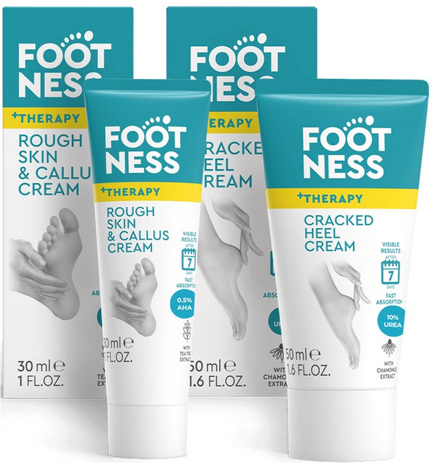 풋네스 뒷꿈치 발 관리 각질 보습 크림 세트, 1개, 1개입