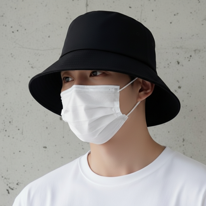 포니엔 빅사이즈 남자 버킷햇 대두 모자