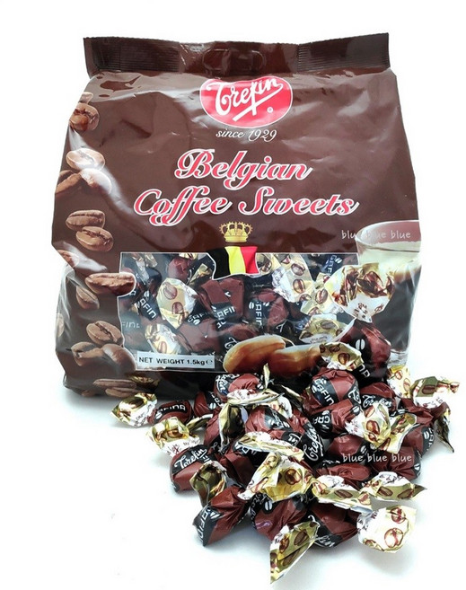 트레핀 벨기안 커피맛 스위트 캔디, 1.5kg, 1개