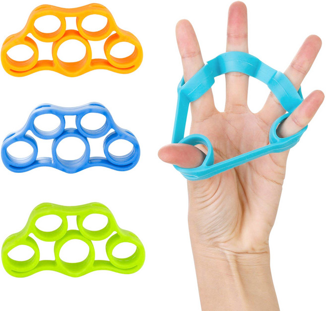 파워볼 핑거 스트레칭 연습기 손가락펴기 운동기구, 그린, 1개