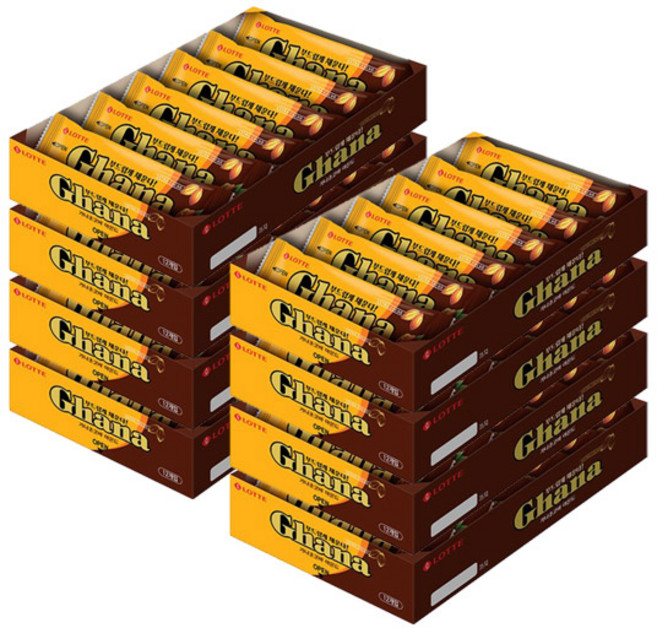 롯데 가나초코바 아몬드 45gx96개(1BOX), 96개, 45g