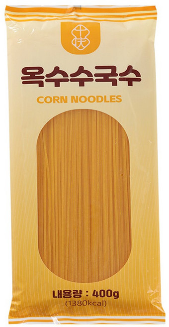 100% 옥수수면 옥수수국수 마라탕 옥수수면 국수 소면 국수, 1개, 400g