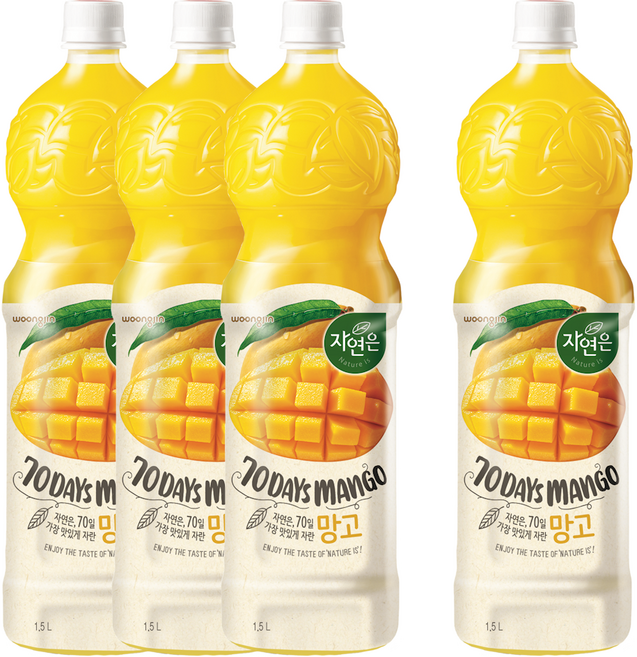 자연은 망고 1.5L, 4개