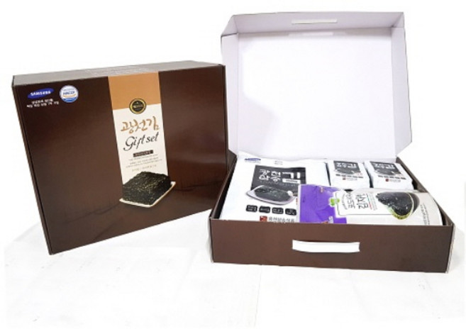 찬들마루 국내산 광천 삼송김 프리미엄세트 1호, 1개