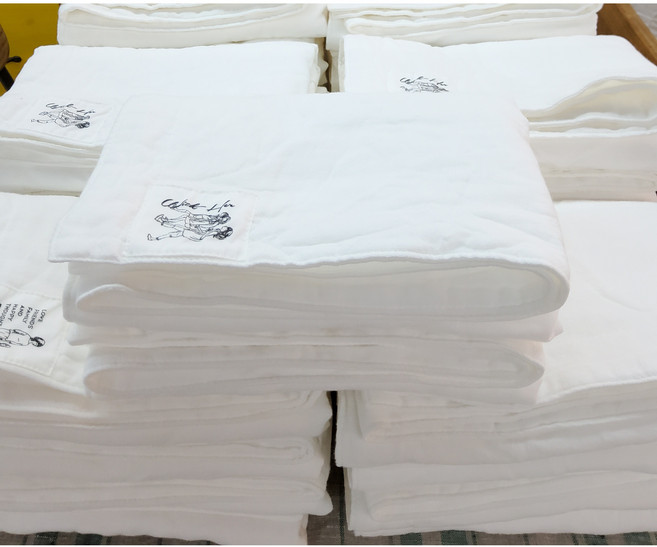 정련완료 3겹 소창수건, 1개