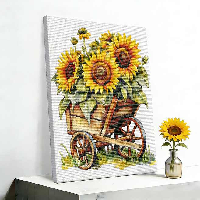 서은이네 보석십자수 DIY 캔버스 액자형 구슬 비즈 십자수 40x50cm, ASD-05 40x50cm, 1개