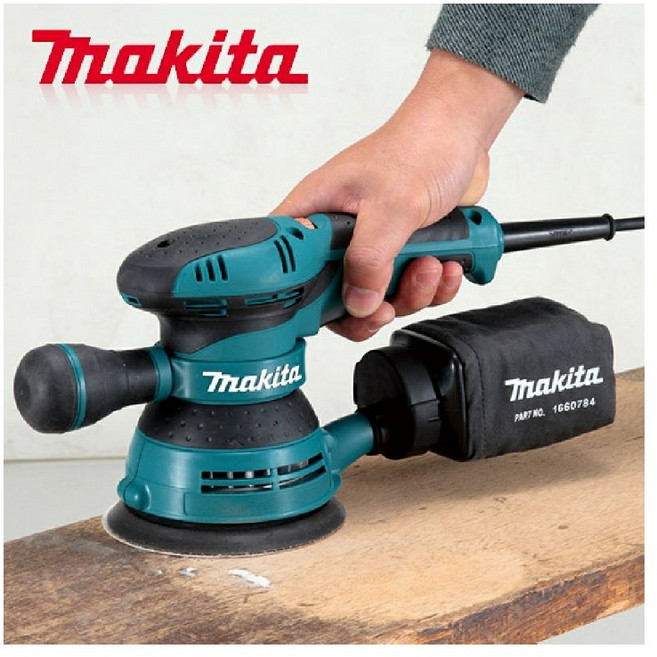 마끼다전기원형샌더 BO5041(5인치)125mm공업용샌더기, 1개