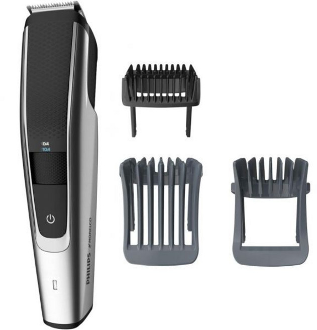 필립스 노렐코 수염 트리머 헤어 클리퍼 시리즈 5500, BT5511/49 + 3 Accessories, Black