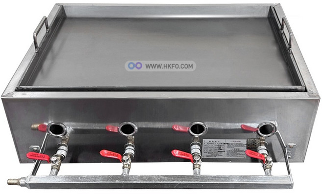 LPG용 스테인레스 고급형 4줄 버너 가스 가스식 호떡 기계 토스트기계 전굽는기계, 1. 4줄 낮은철판 호떡기계