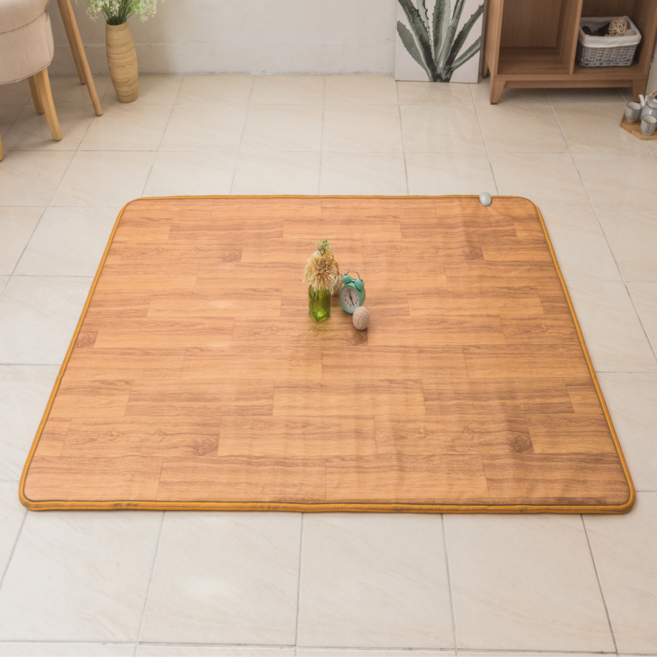 전자파안심 청담한일 카본 방수 거실 고급 전기요장판 온열 탄소 전기매트, 2인용 더블 140X180