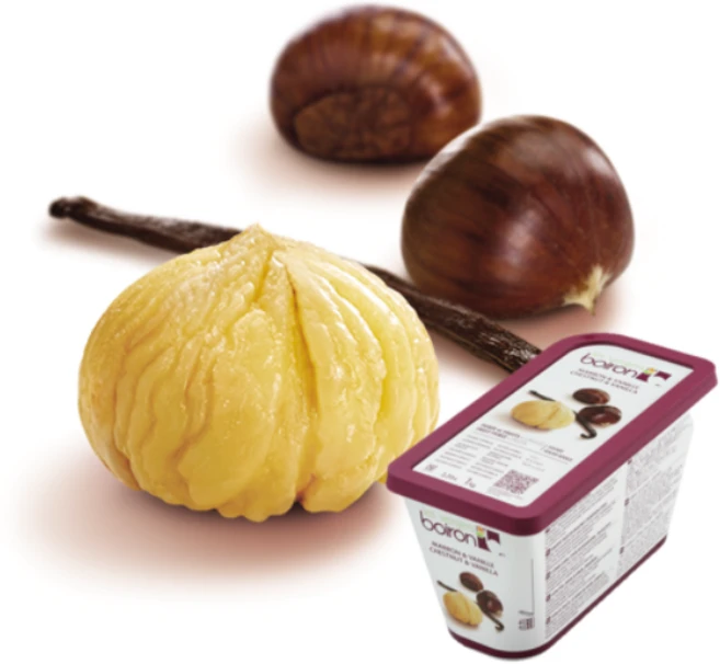 브와롱 체스트넛&바닐라 냉동퓨레 1kg - 쿠팡