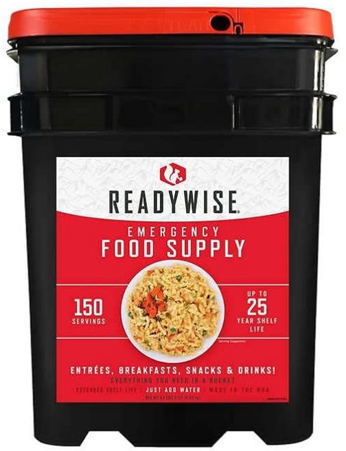 Readywise 래디와이즈 25년사용가능 생명구호키트 다양한 구성 150인분 비상식량 총 150인분 미국정품배송, 1박스, 150회분