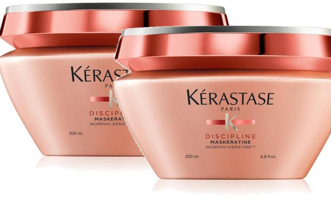 Kerastase 케라스타즈 Discipline 헤어 마스크 200ml 2팩, 2개
