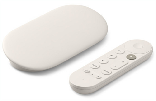 Google TV Streamer (4K) 電視串流機上盒 陶瓷米 新版 Chromecast, 主機+HDMI 線2米, 1套