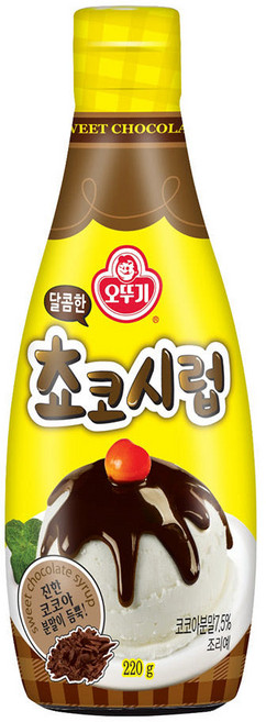 오뚜기 쵸코시럽, 220g, 3개