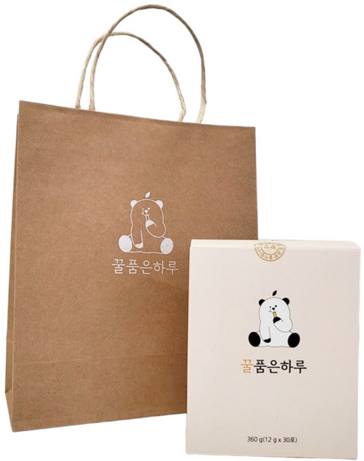 꿀품은하루 국내산 100% 꿀스틱 결혼식 돌잔치 꿀 답례품 선물세트, 12g, 30개