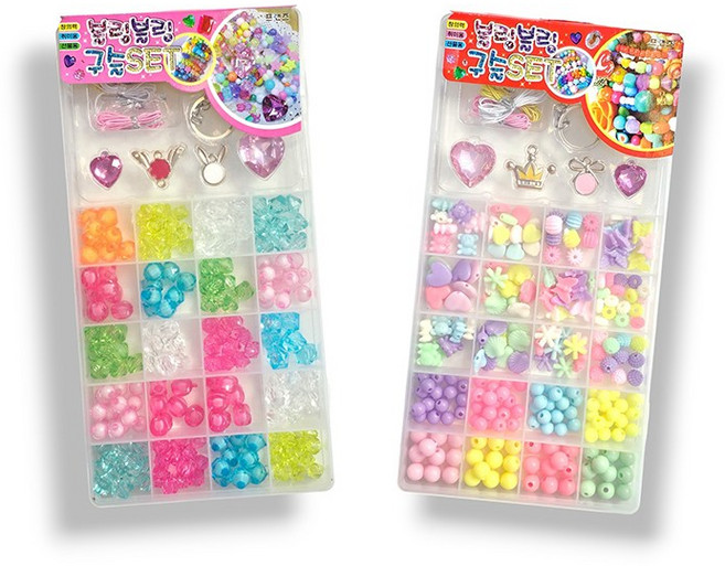 어린이 쥬얼리 악세서리 DIY 만들기 블링블링 구슬꿰기, 단품