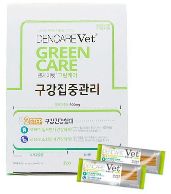 DENCARE Vet 덴케어벳 그린케어 덴탈껌