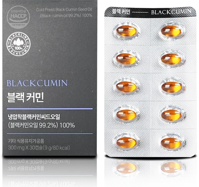 블랙커민 씨드오일, 1개, 30정 - 쿠팡