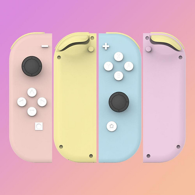 세트 하우징 케이스 NS FROG L 단추 교체 조이콘, 1개, 스탠다드 핑크 블루 리버스 퍼플 버튼, 기본 모델명/품번