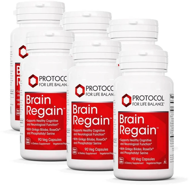 프로토콜 브레인 리게인 위드 포스파티딜세린 캡슐 PROTOCOL FOR LIFE BALANCE Brain Regain, 6개, 90정 - 쿠팡