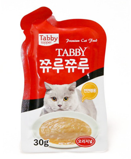 테비 전연령 고양이 영양 간식 파우치, 오리지날, 30g, 24개