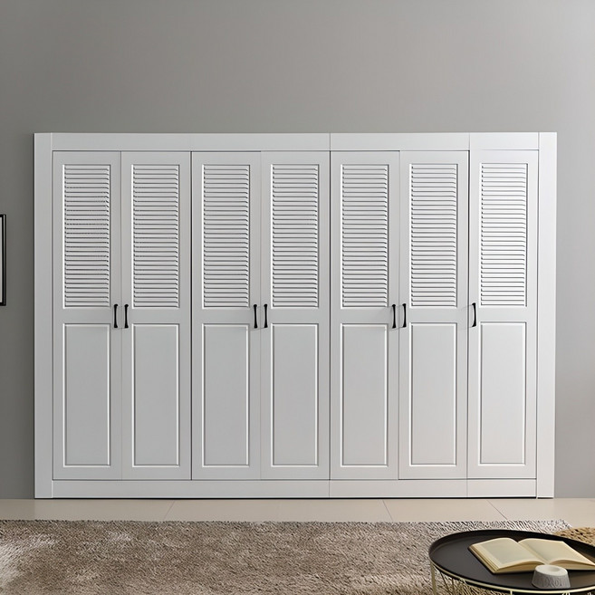 삼익가구 하디 하프갤러리 10자 장롱 드레스룸가구, 10자, 화이트